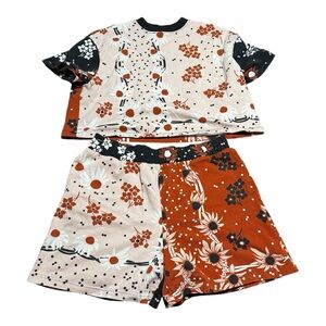 Nike Women's Floral Lounge Set - multicolored